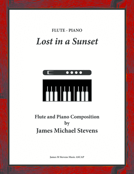 Free Sheet Music Lost In A Sunset Romantic Flute Piano