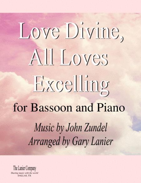 Free Sheet Music Love Divine All Loves Excelling For Bassoon And Piano With Score Part