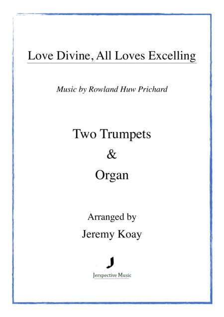 Love Divine All Loves Excelling Two Trumpets And Organ Sheet Music