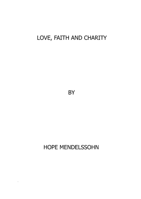 Love Faith And Charity Sheet Music