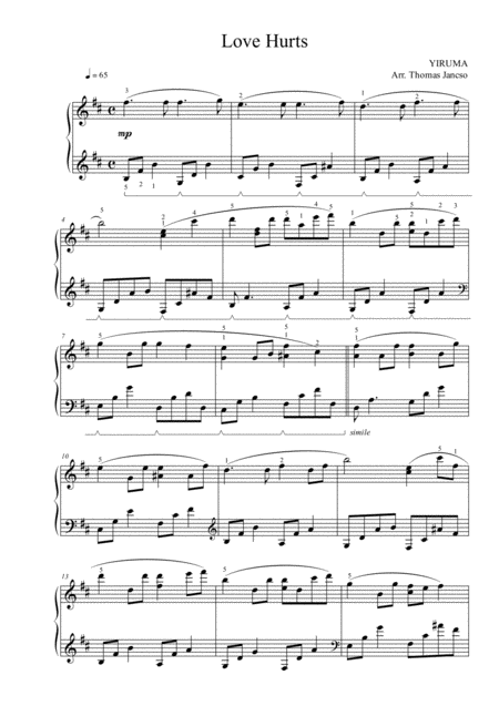 Love Hurts Sheet Music