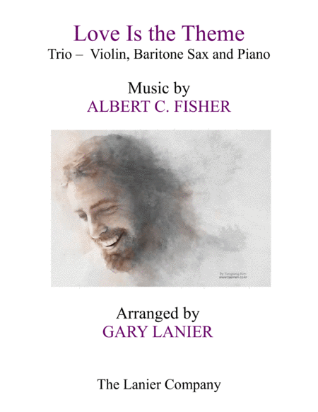 Free Sheet Music Love Is The Theme Trio Violin Baritone Sax Piano With Score Parts