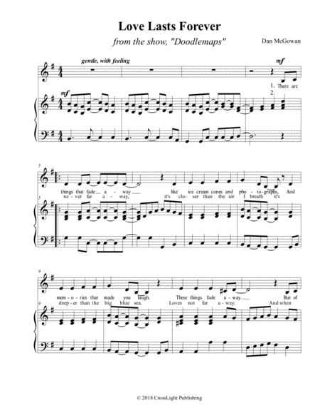 Love Lasts Forever Sheet Music