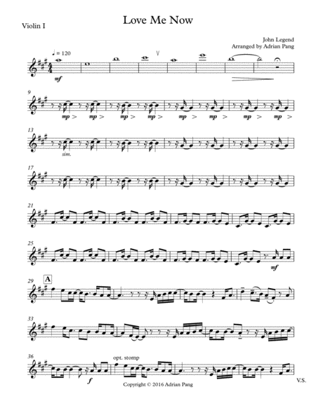 Free Sheet Music Love Me Now