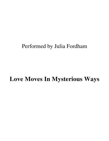 Love Moves In Mysterious Ways Lead Sheet Performed By Julia Fordham Sheet Music