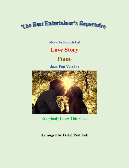 Love Story For Piano Jazz Pop Version Video Sheet Music