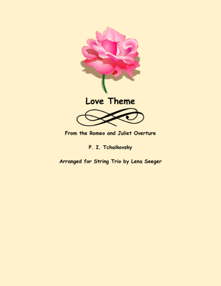 Love Theme From Romeo And Juliet Two Violins And Cello Sheet Music