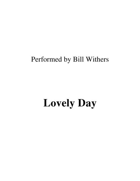 Free Sheet Music Lovely Day Chord Guide Performed By Bill Withers