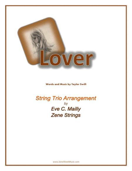 Lover Taylor Swift String Trio Sheet Music