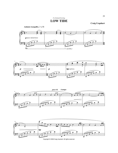 Low Tide Sheet Music