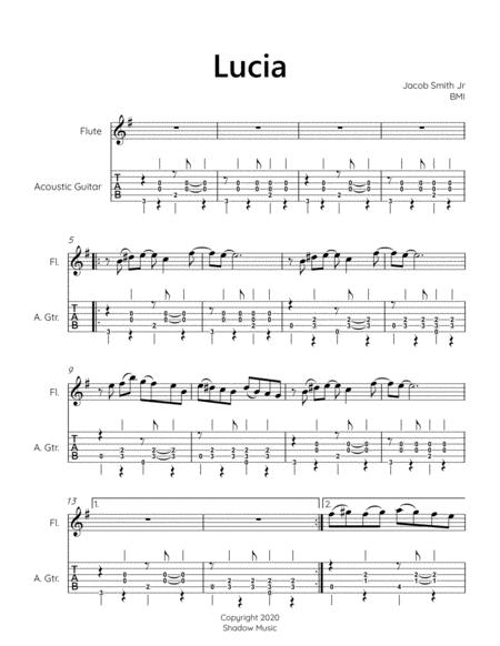 Free Sheet Music Lucia