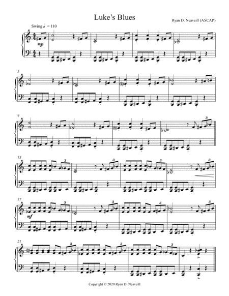 Lukes Blues Sheet Music