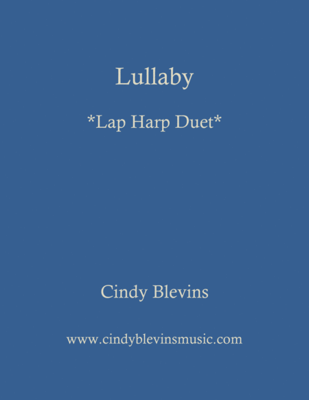 Lullaby An Original Lap Harp Duet Sheet Music