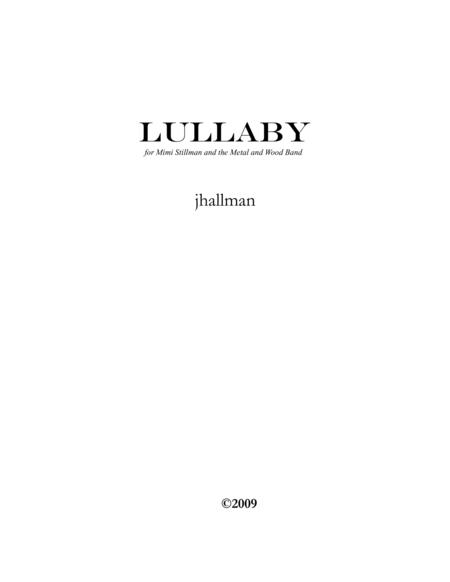 Lullaby For Alto Flute Viola And Double Bass Sheet Music