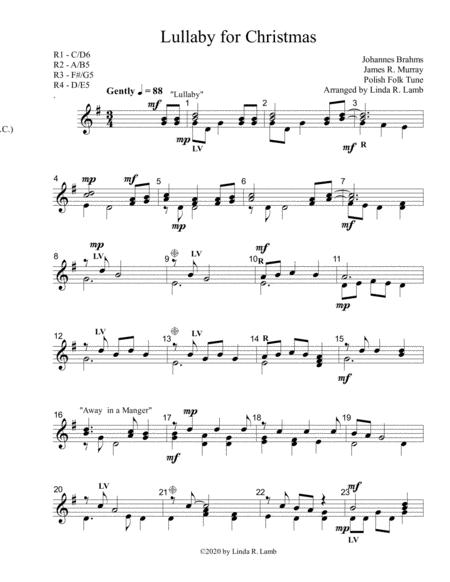 Free Sheet Music Lullaby For Christmas