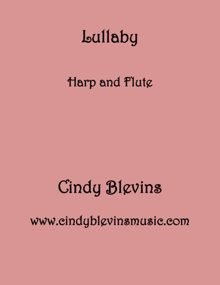 Free Sheet Music Lullaby For Harp And Flute From My Book Gentility For Harp And Flute