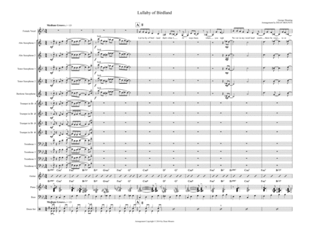 Lullaby Of Birdland Sheet Music