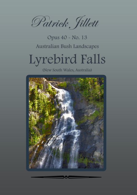 Lyrebird Falls Australian Bush Landscapes Sheet Music