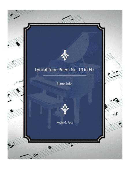 Lyrical Tone Poem No 19 In Eb Advanced Piano Solo Sheet Music