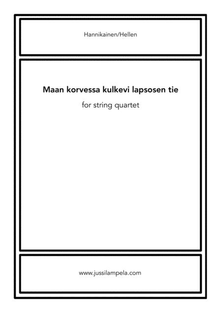 Free Sheet Music Maan Korvessa Kulkevi Lapsosen Tie