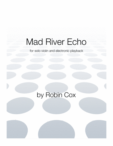 Free Sheet Music Mad River Echo