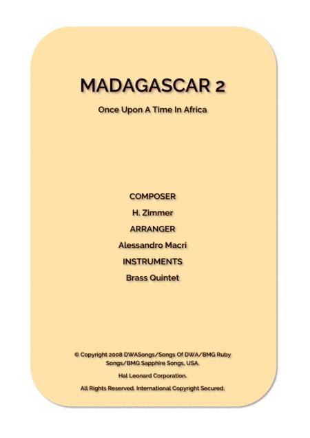 Madagascar 2 Once Upon A Time In Africa Sheet Music