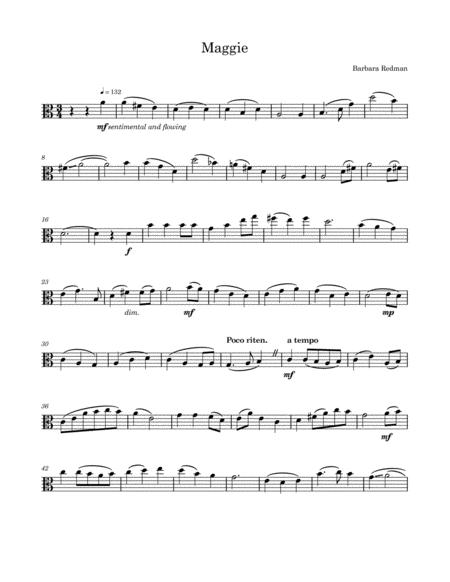 Free Sheet Music Maggie