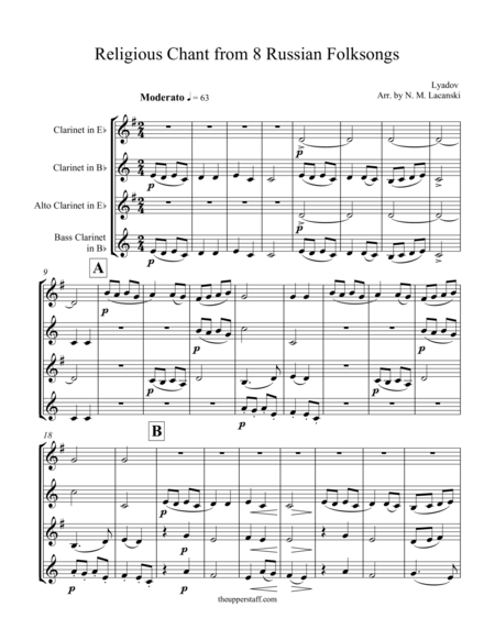 Free Sheet Music Magia