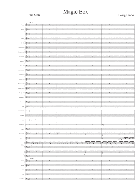 Magic Box Sheet Music