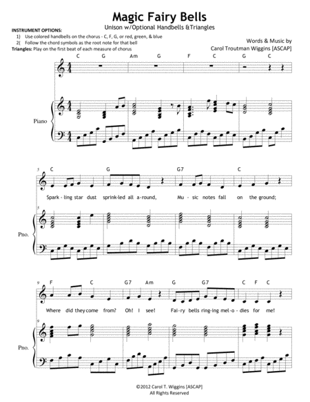 Magic Fairy Bells Sheet Music