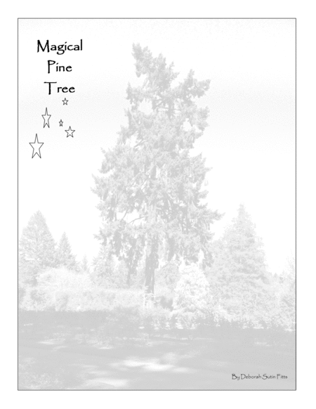 Free Sheet Music Magical Pine Tree