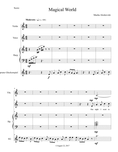 Magical World Sheet Music