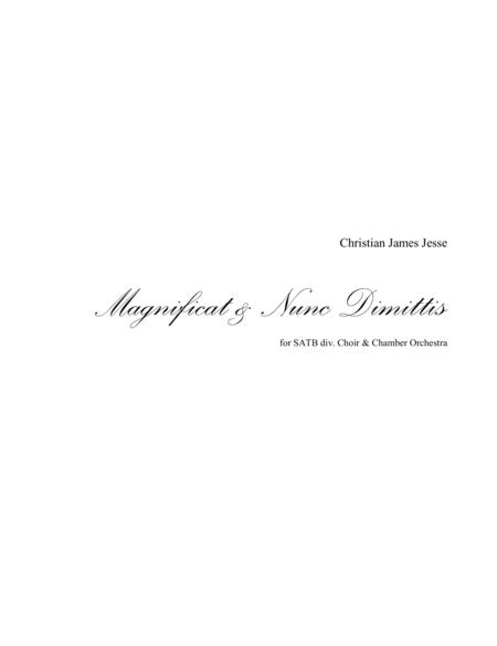 Free Sheet Music Magnificat Nunc Dimittis Conductor Score