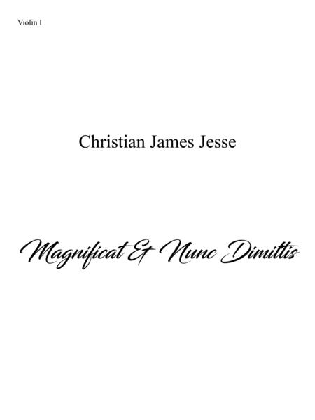 Free Sheet Music Magnificat Nunc Dimittis Instrumental Parts Choral Score