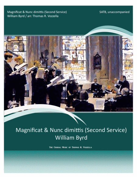 Magnificat Nunc Dimittis Second Service Satb Sheet Music