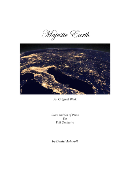 Free Sheet Music Majestic Earth Score And Parts