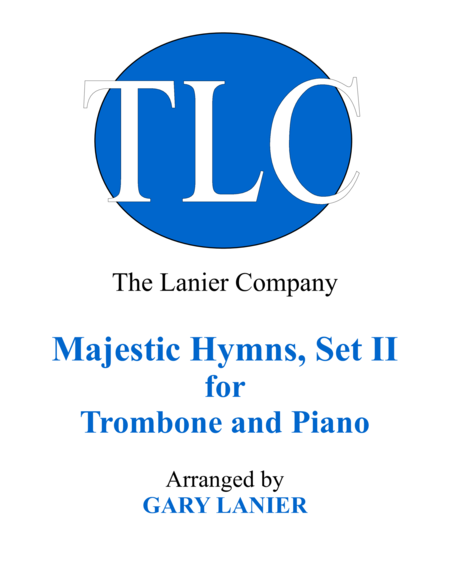 Majestic Hymns Set Ii Duets For Trombone Piano Sheet Music