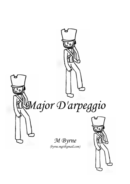 Major D Arpeggio Sheet Music