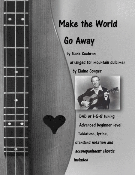 Free Sheet Music Make The World Go Away Duet