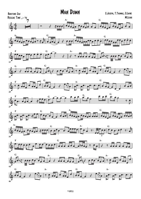 Man Down Sheet Music