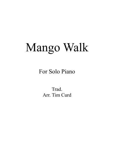 Free Sheet Music Mango Walk For Solo Piano