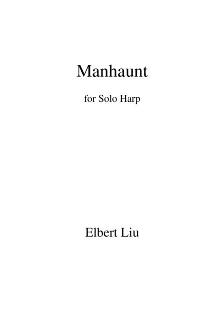 Free Sheet Music Manhaunt For Solo Harp