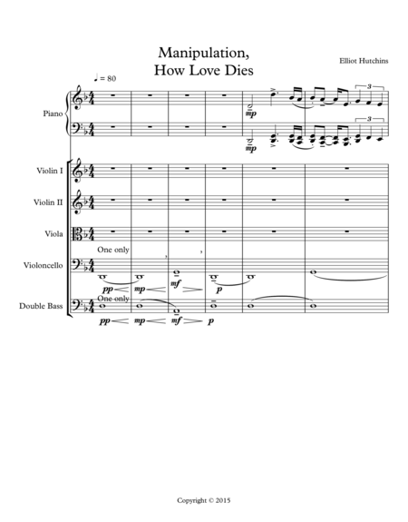 Free Sheet Music Manipulation How Love Dies