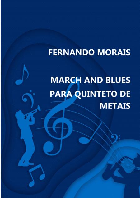 March And Blues Para Quinteto De Metais Sheet Music