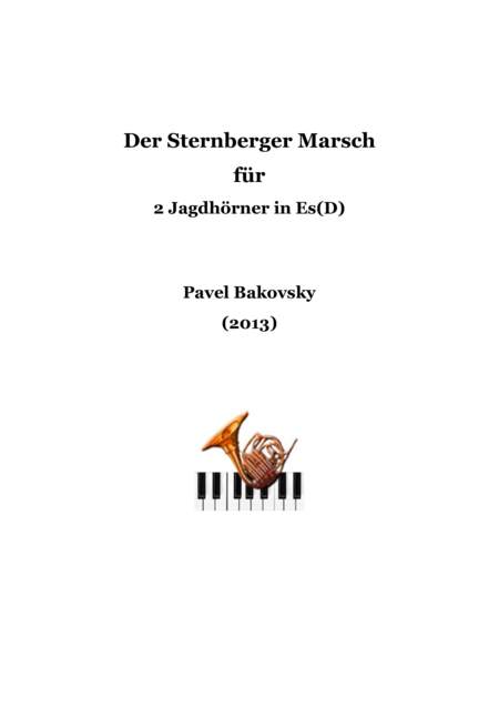 March Der Sternenberger Marsch For 2 Horns Sheet Music