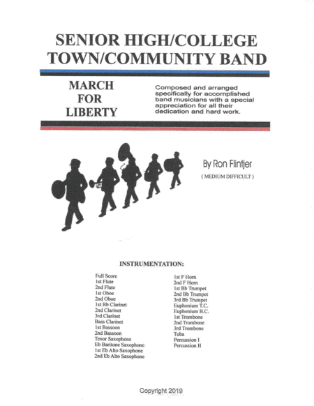 Free Sheet Music March For Liberty