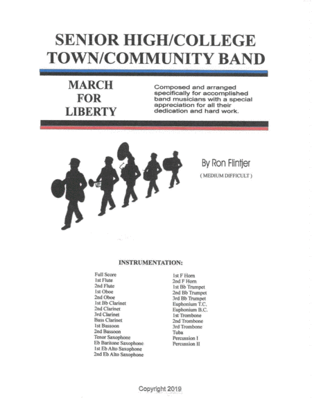 March For Liberty Sheet Music