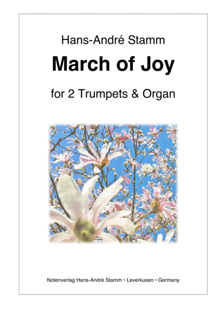 March Of Joy For 2 Trumpets Organ Sheet Music