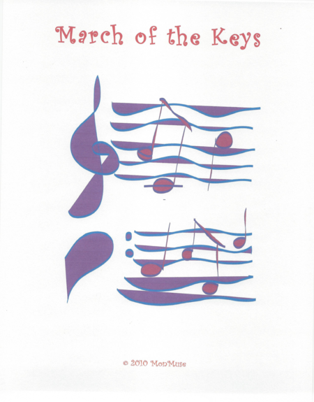 Free Sheet Music March Of The Keys