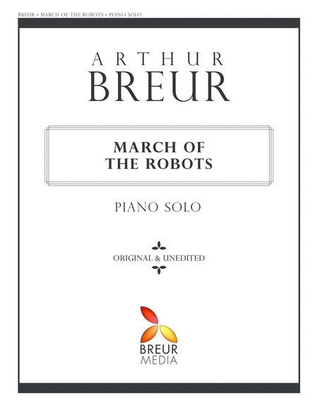 March Of The Robots Piano Solo Sheet Music